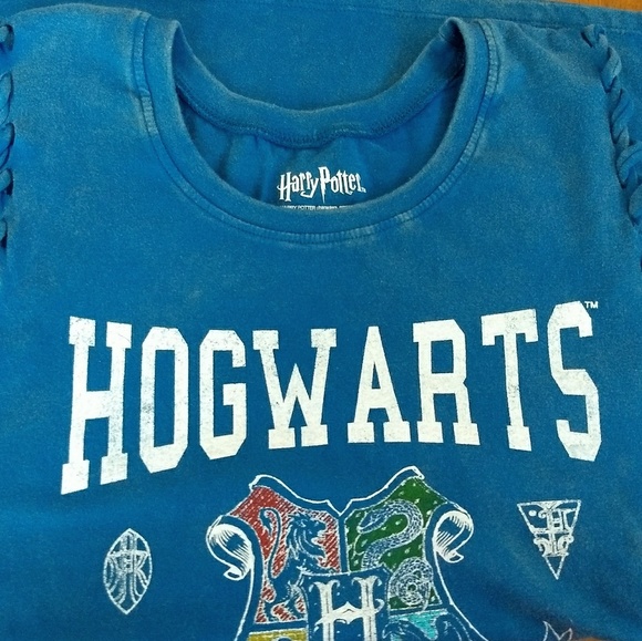 4/$25 ❤️ Harry Potter Hogwarts Crest Tank Top Mineral Wash - Picture 4 of 8